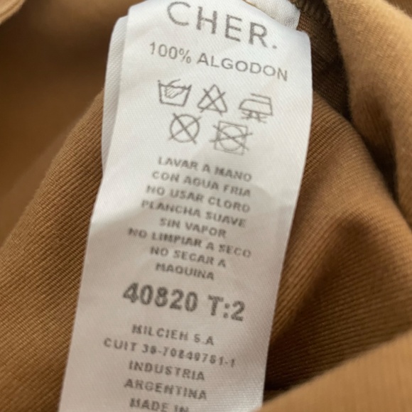 Maria Cher Co-ord Set in Khaki - Picture 8 of 16